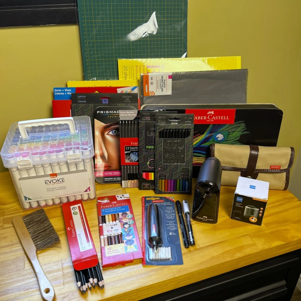 Kit Materiais de Desenho ou 1K no PIX
