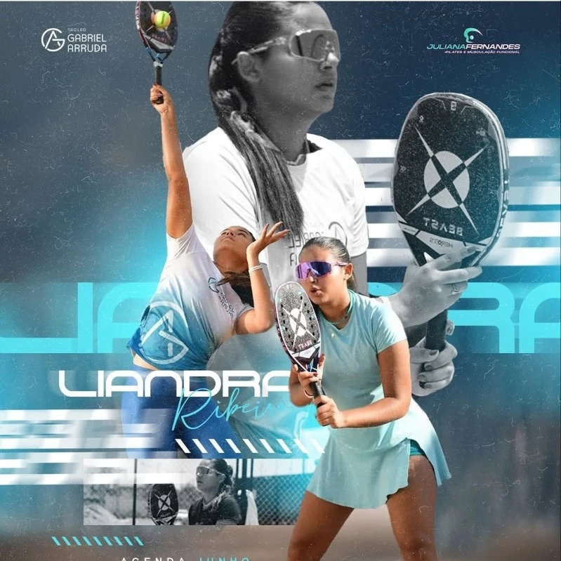 LIANDRA NO MUNDIAL DE BEACH TENNIS NA ITÁLIA