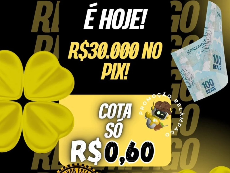 R$ 30 MIL REAIS NO PIX+ 20 MIL EM PREMIAÇÕES