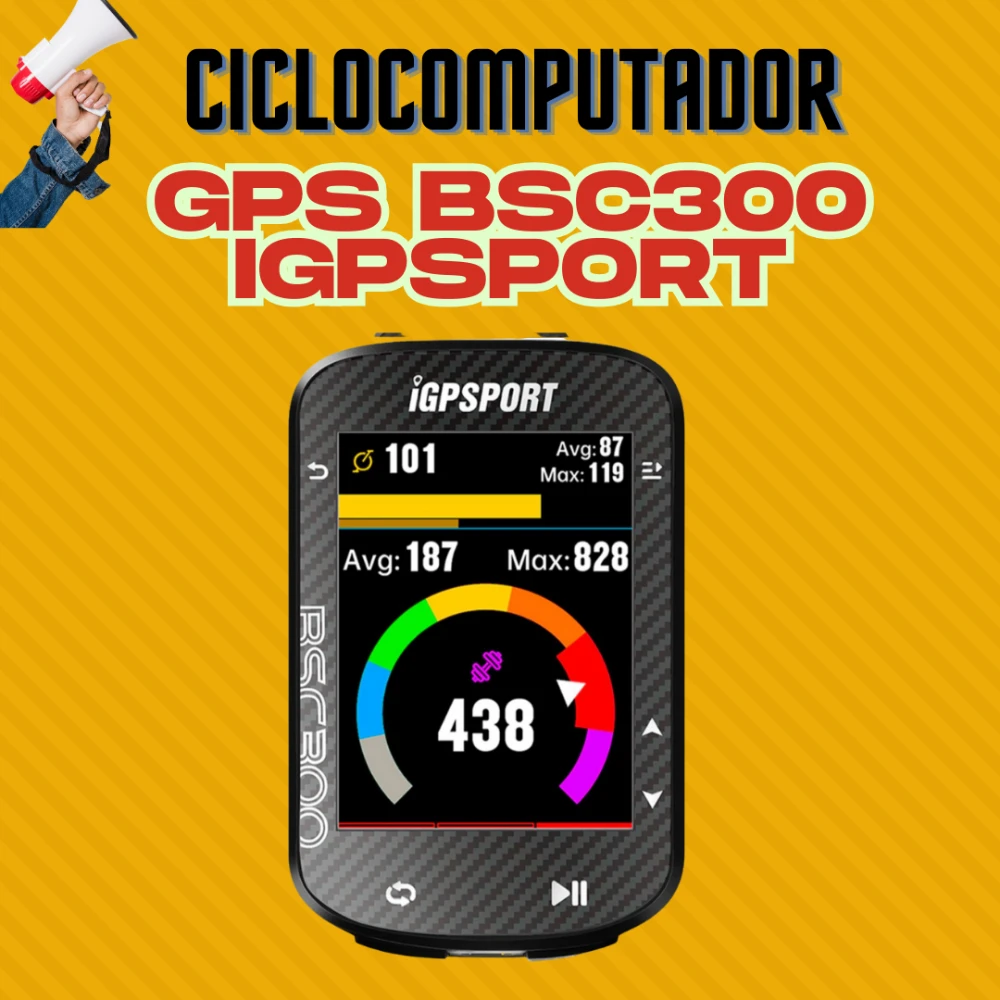 CICLOCOMPUTADOR GPS BSC300 IGPSPORT