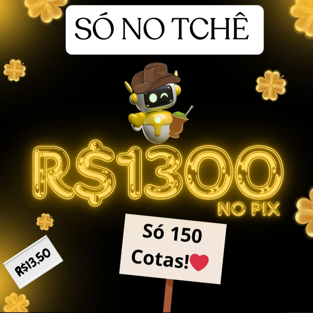R$ 1300 REAIS NO PIX