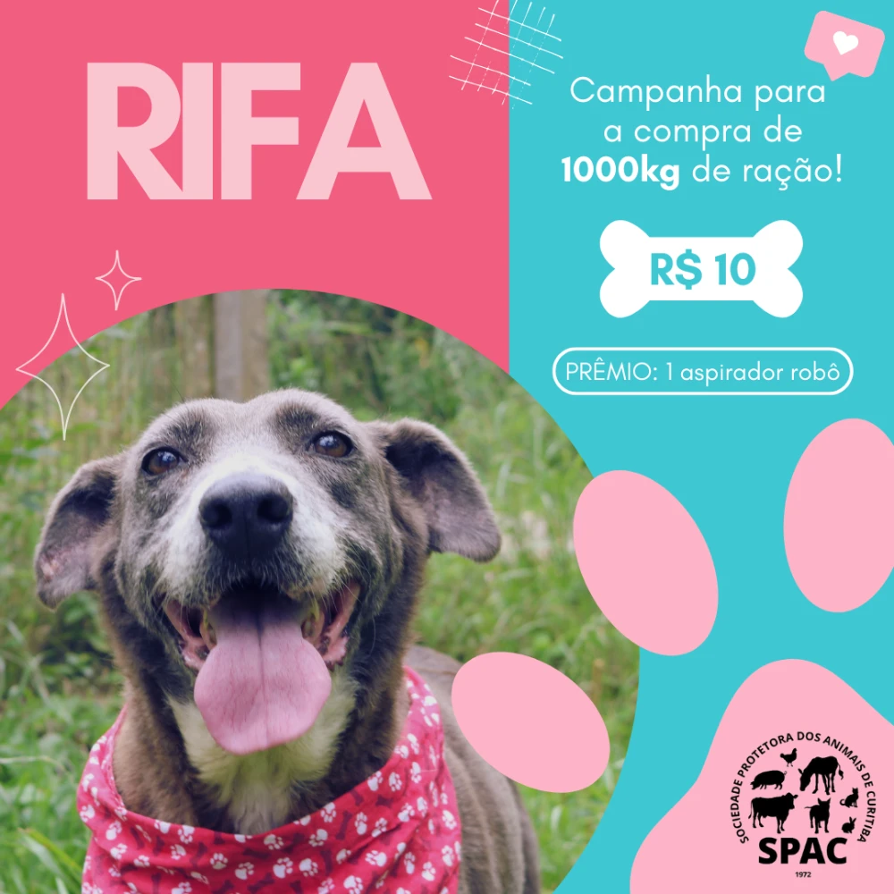 Campanha para compra de 1000kg de ração