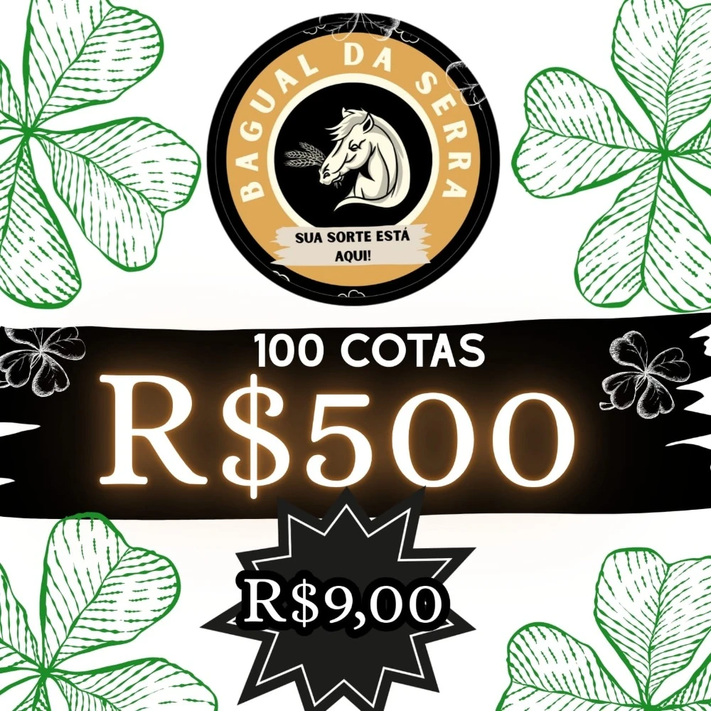 R$ 500 REAIS NO PIX