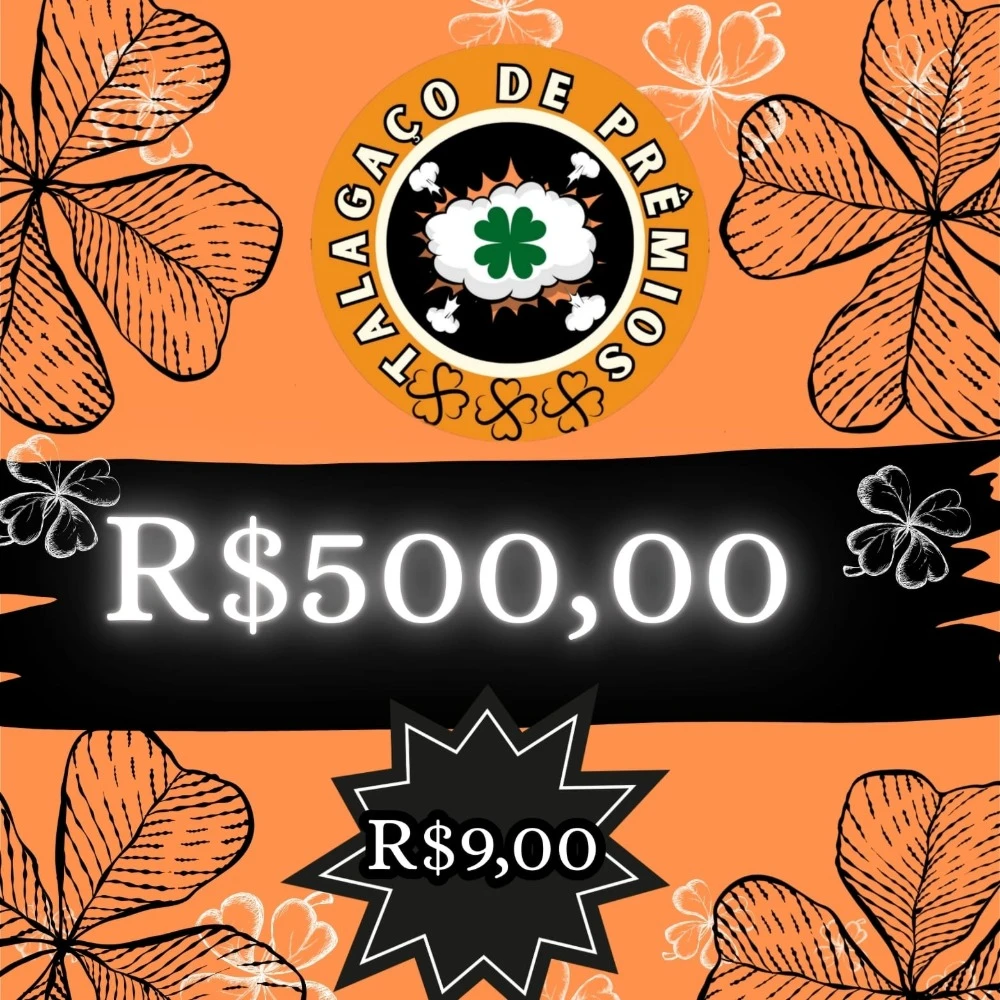 R$ 500 REAIS NO PIX
