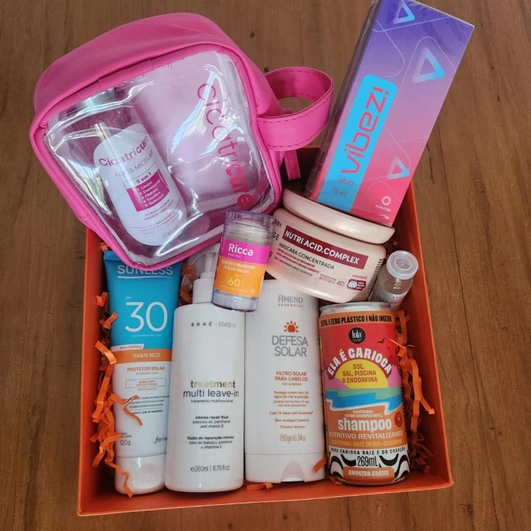 KIT DE COMÉSTICOS CHIQUE NO FLUXO