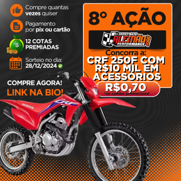 CRF 250F COM R$10MIL EM ACESSÓRIOS!