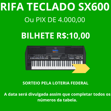 RIFA-TECLADO YAMAHA SX600 ou 4.000,00 no PIX
